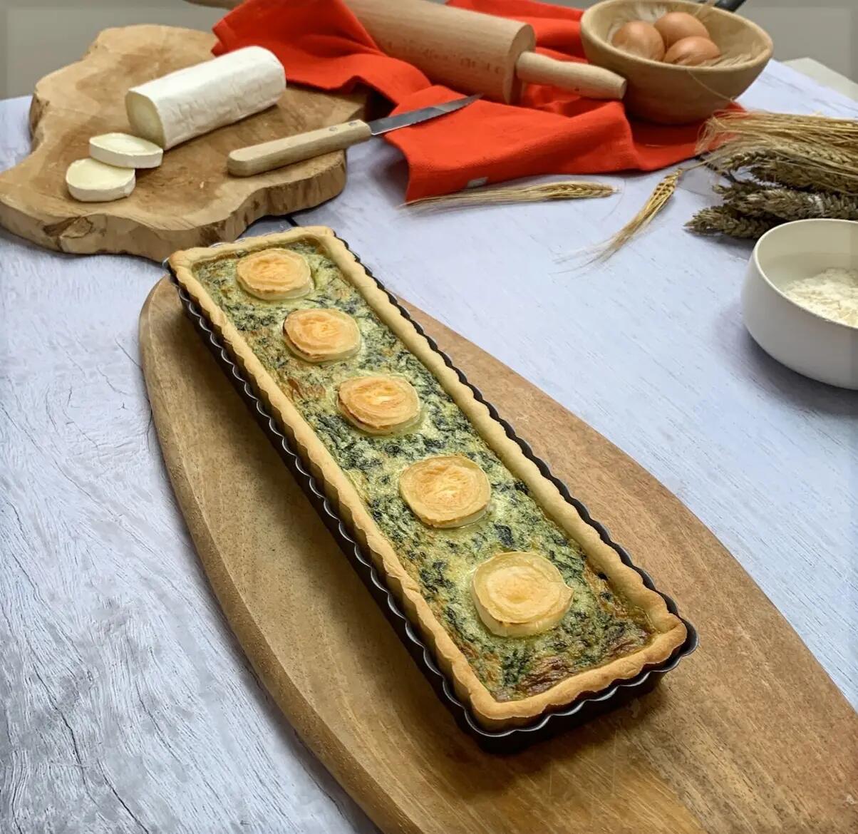Tarte Epinard Chevre Sans Oeuf Tarte épinard, Mozzarella, Tomate & Chèvre : Recette De Tarte épinard