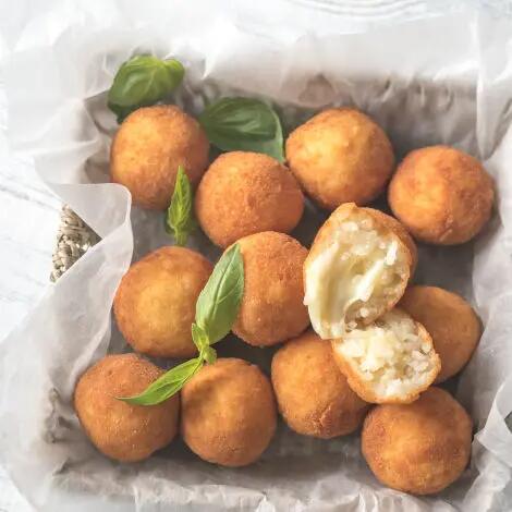 Boulettes de riz au fromage à raclette Recette au fromage