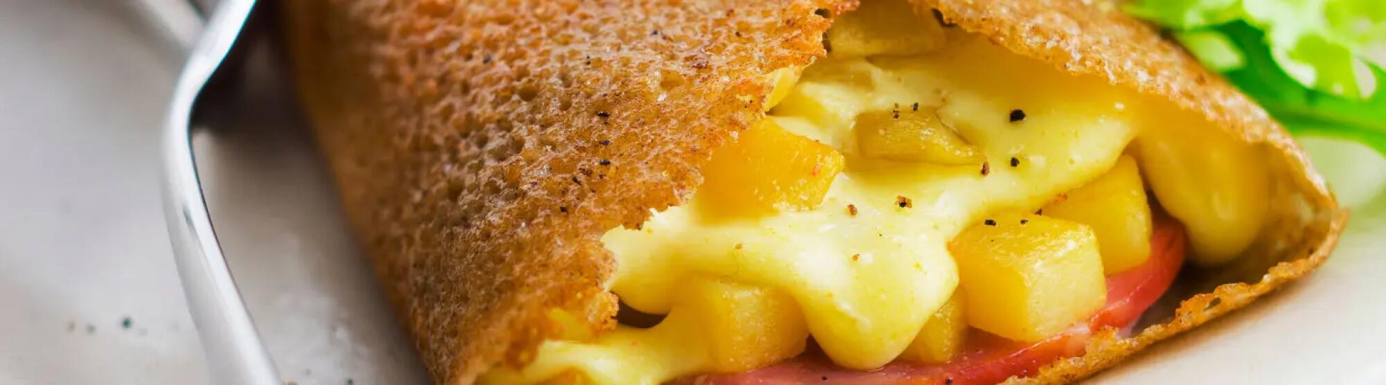 Recette : Galettes au fromage à raclette