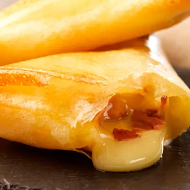 Recette : Samoussa de viande des Grisons au fromage à raclette