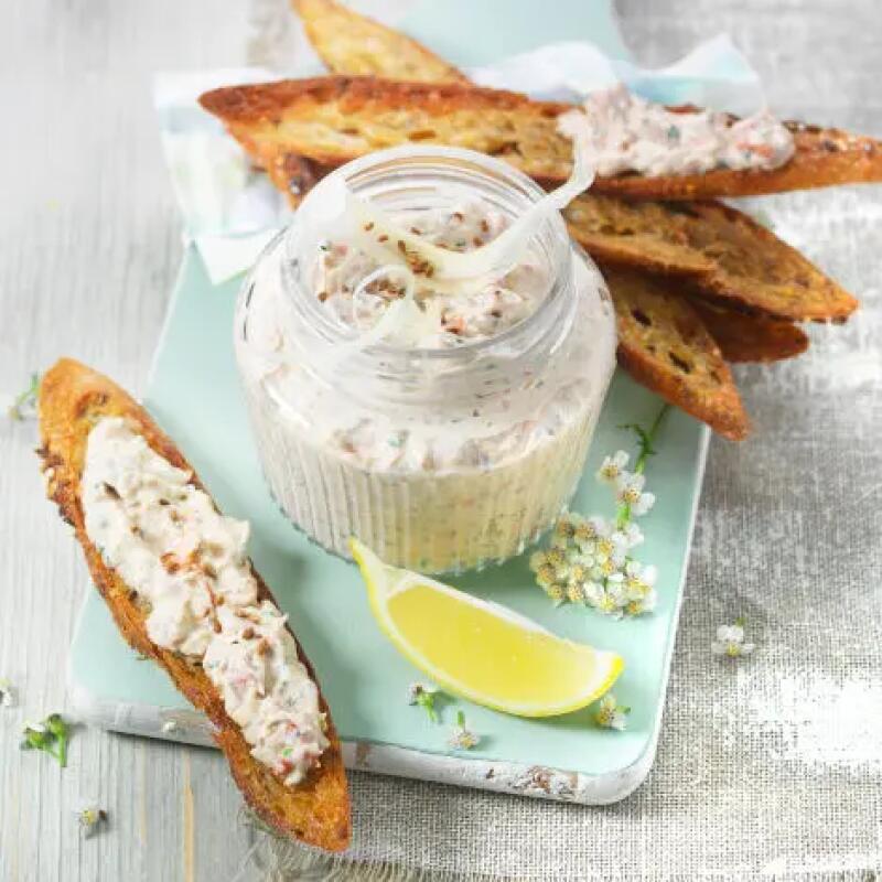 Recette : Rillettes de sardines au fromage frais et aromates