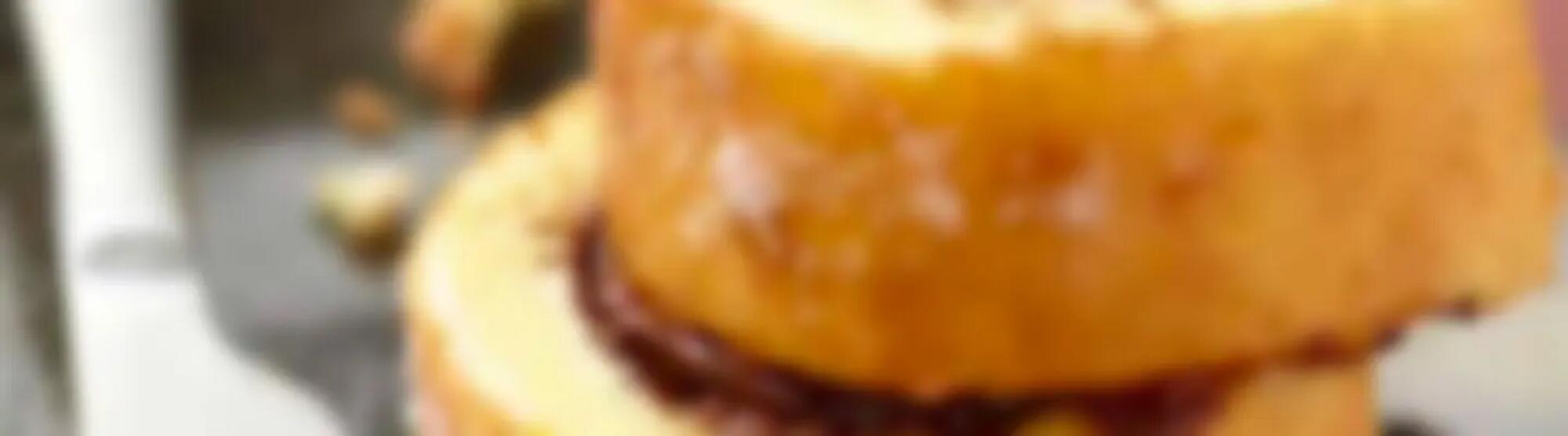 Recette : Gâteau roulé choco-noisettes au fromage frais