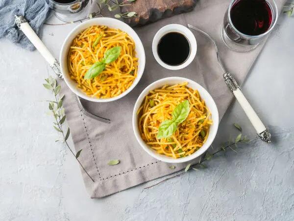 Recettes : Spaghetti au thon, curry et fromage frais