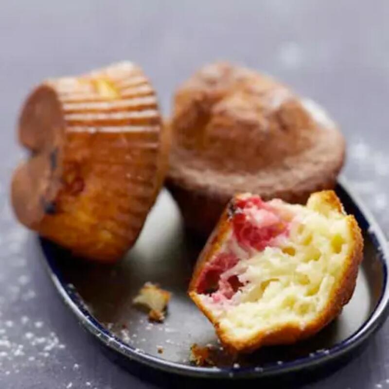 Recette : Muffins aux framboises et fromage frais