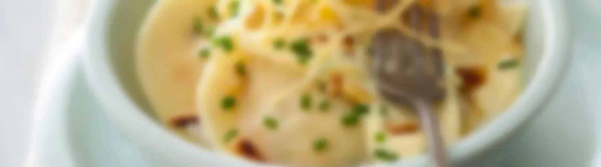 Recette : Ravioles maison à la crème de Parmigiano Reggiano