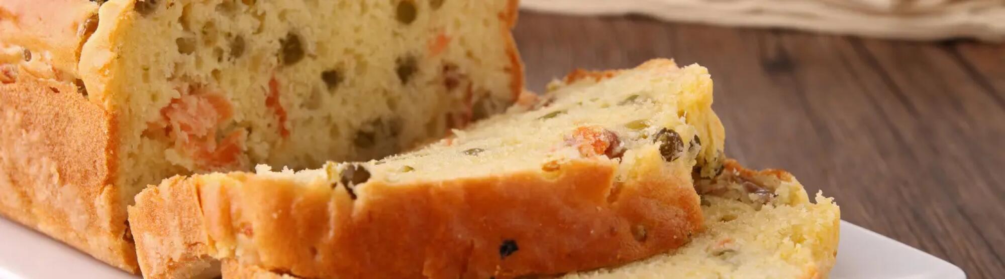 Recette : Cake au fromage, curry et crabe