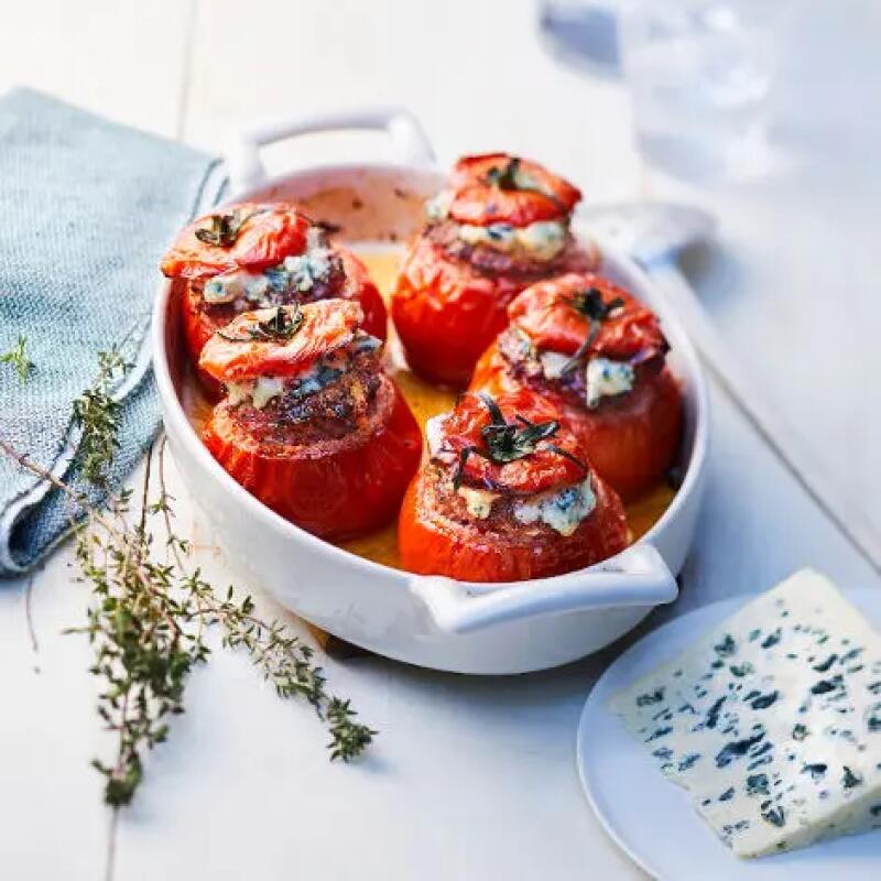 Recette : Tomates farcies au fromage bleu
