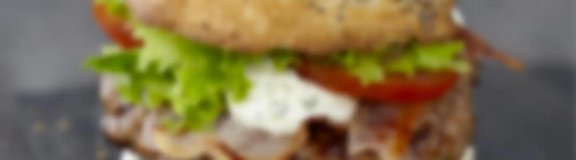 Recette : Burger de bœuf au fromage frais ail & fines herbes