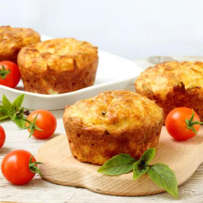 Recette : Cakes fromage et tomate