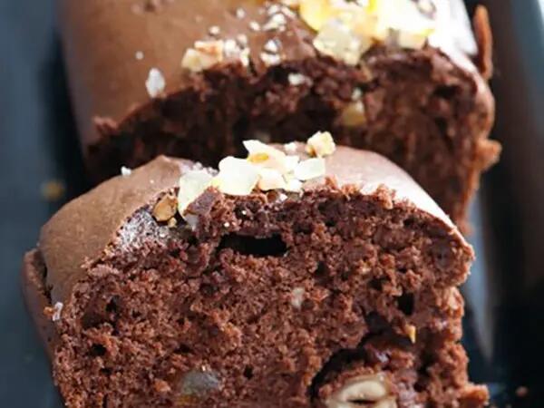 Recettes : Cake chocolat, noisette, châtaigne au fromage frais