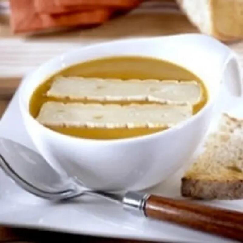Recette : Soupe potiron-châtaigne au fromage