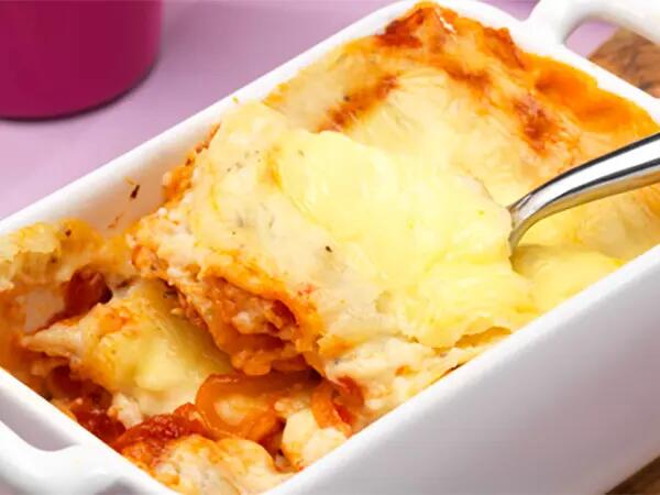 Recettes : Lasagnes aux tomates et fromage à raclette