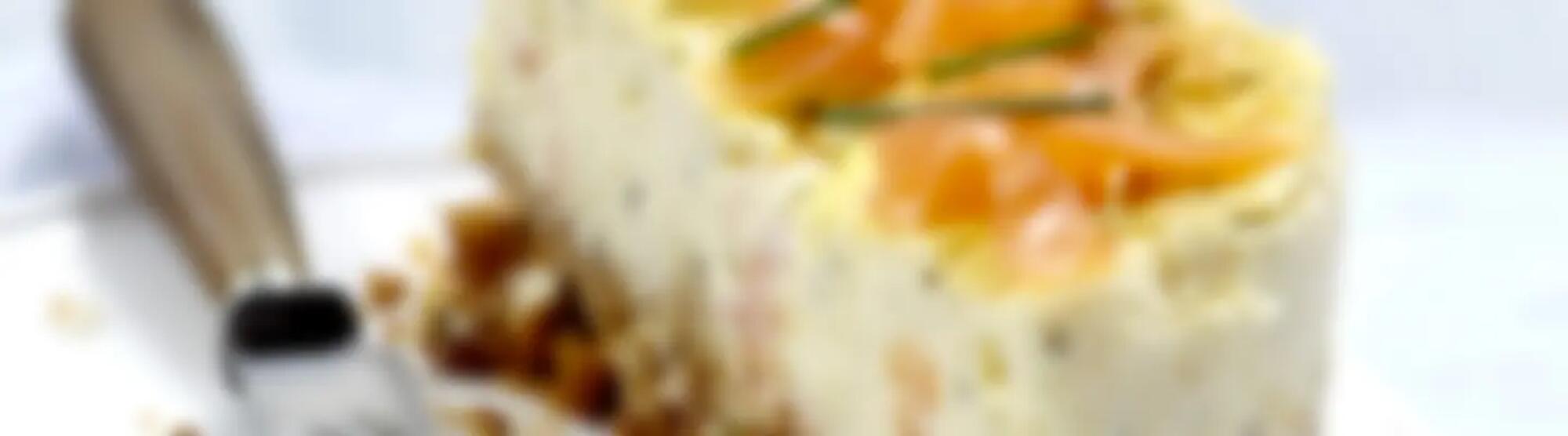 Recette : Cheesecake au saumon fumé et fromage frais