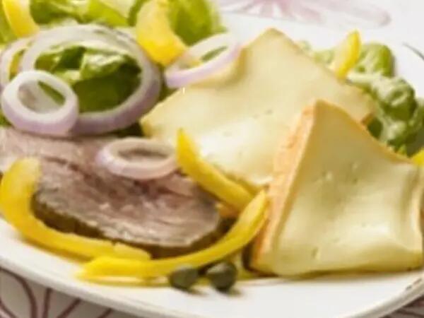 Recettes : Salade de viande froide au maroilles
