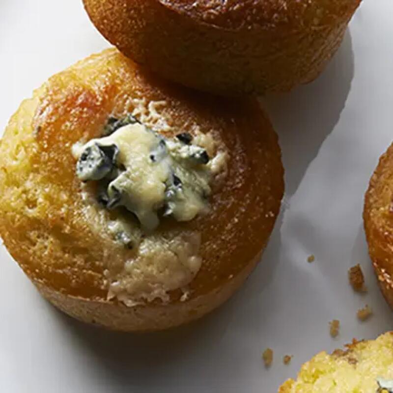 Recette : Muffins de châtaignes & fromage bleu