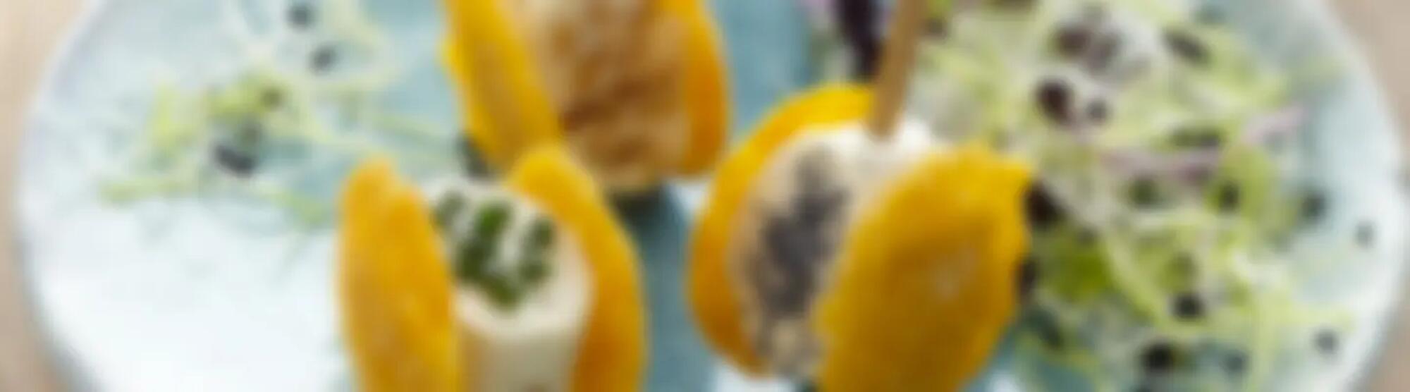 Recette : Bouchée croquante mimolette & fromage frais
