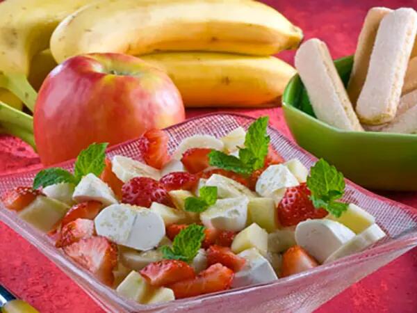 Recettes : Salade de fruits au fromage frais