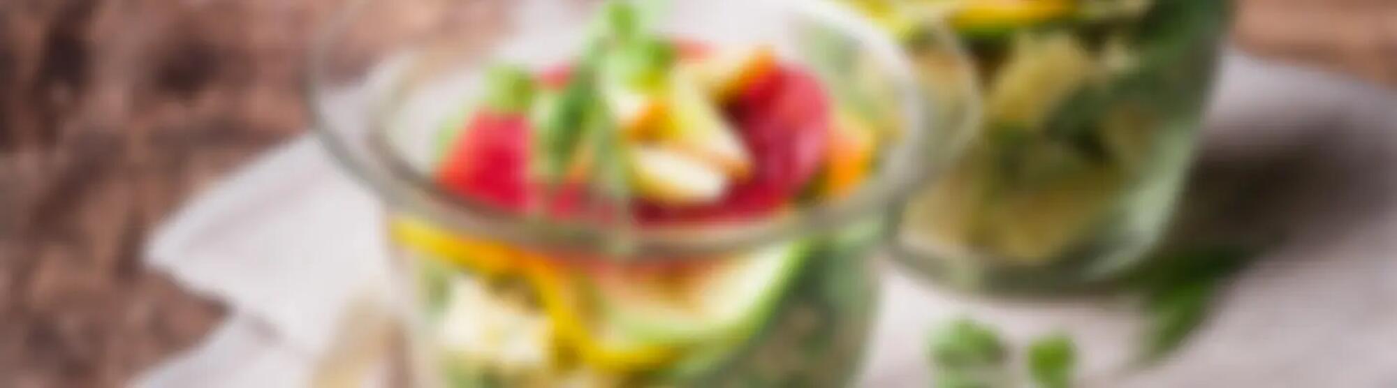 Recette : Salade de quinoa aux courgettes et fromage à raclette