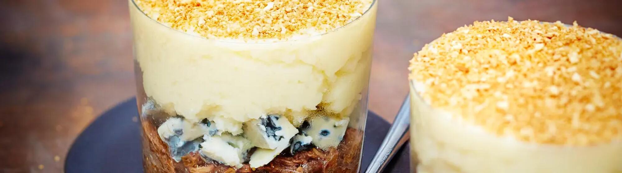 Recette : Hachis parmentier au fromage bleu