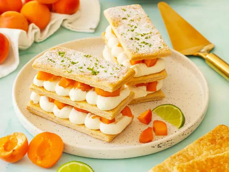 th01 Millefeuille abricots