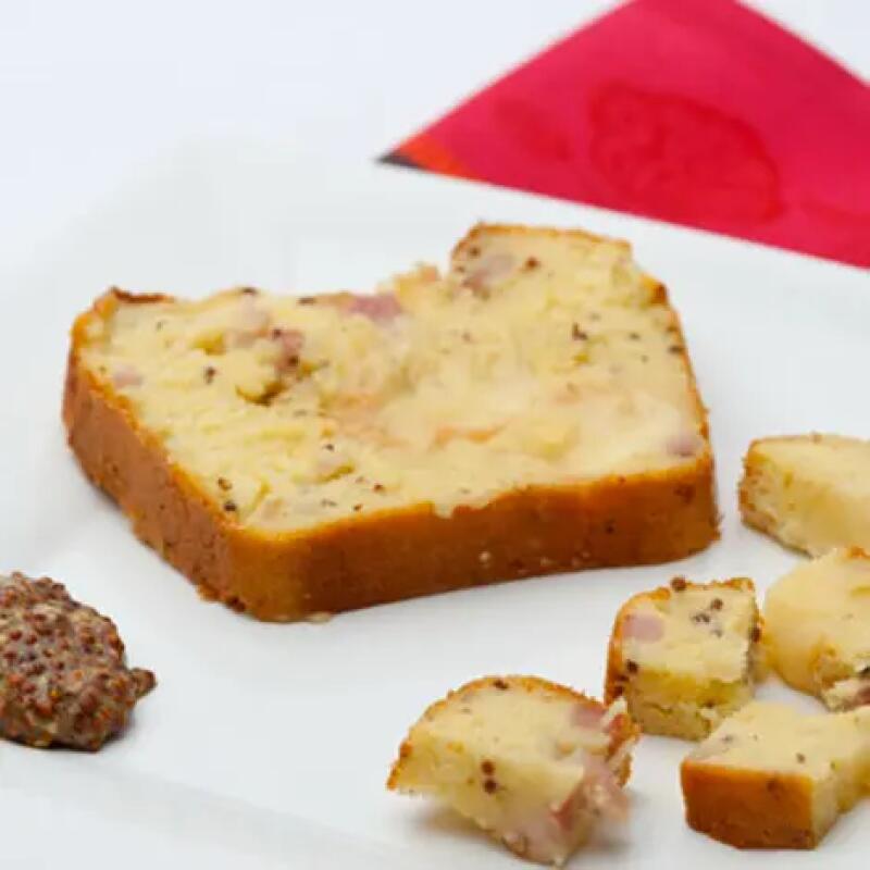 Recette : Cake aux lardons au Maroilles