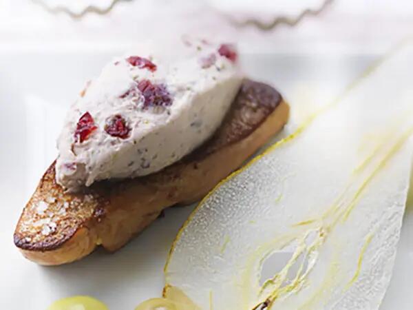 Recettes : Foie gras poêlé, fruits et fromage frais