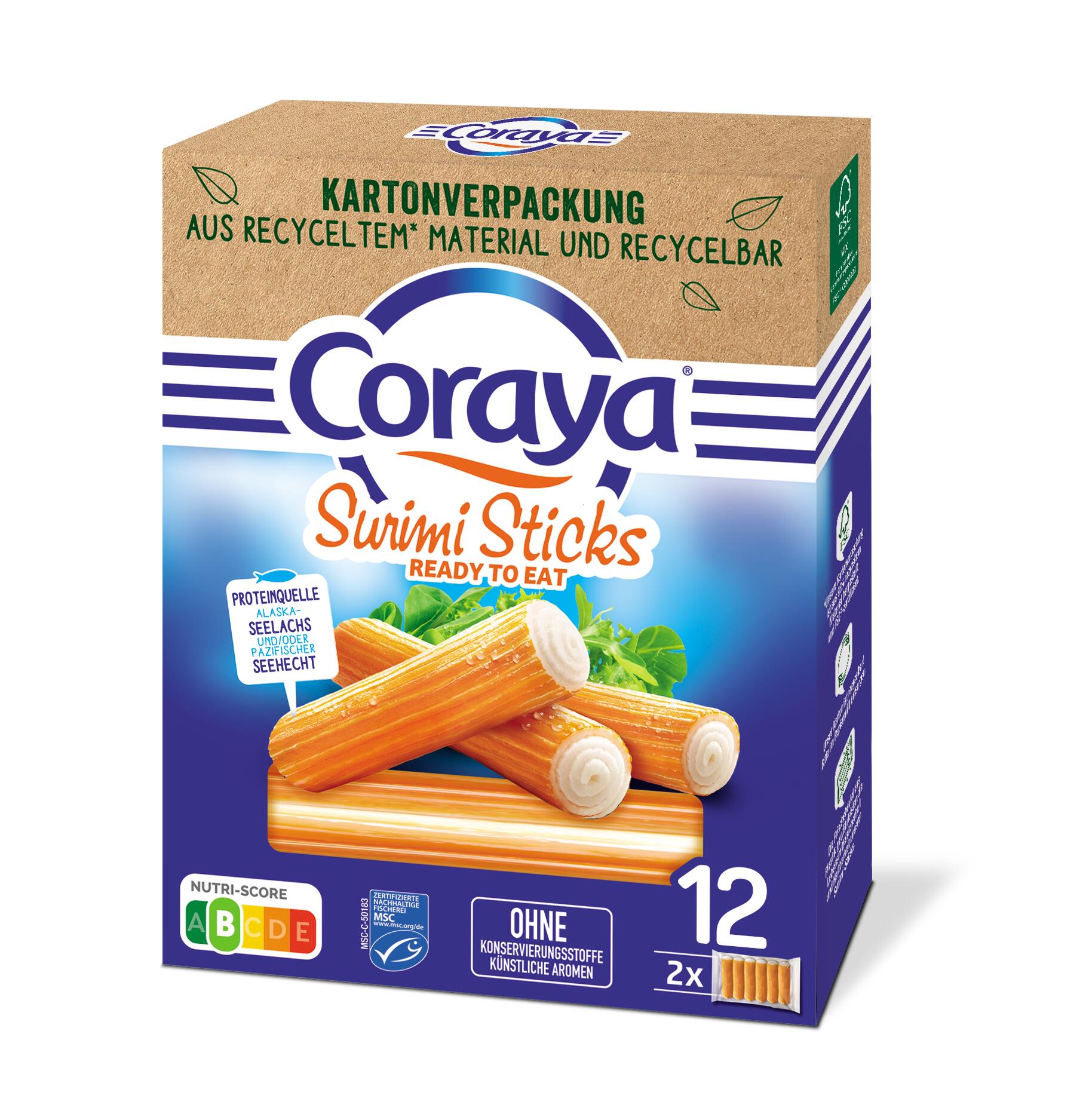 MSC CORAYA SURIMI - STICKS 200G